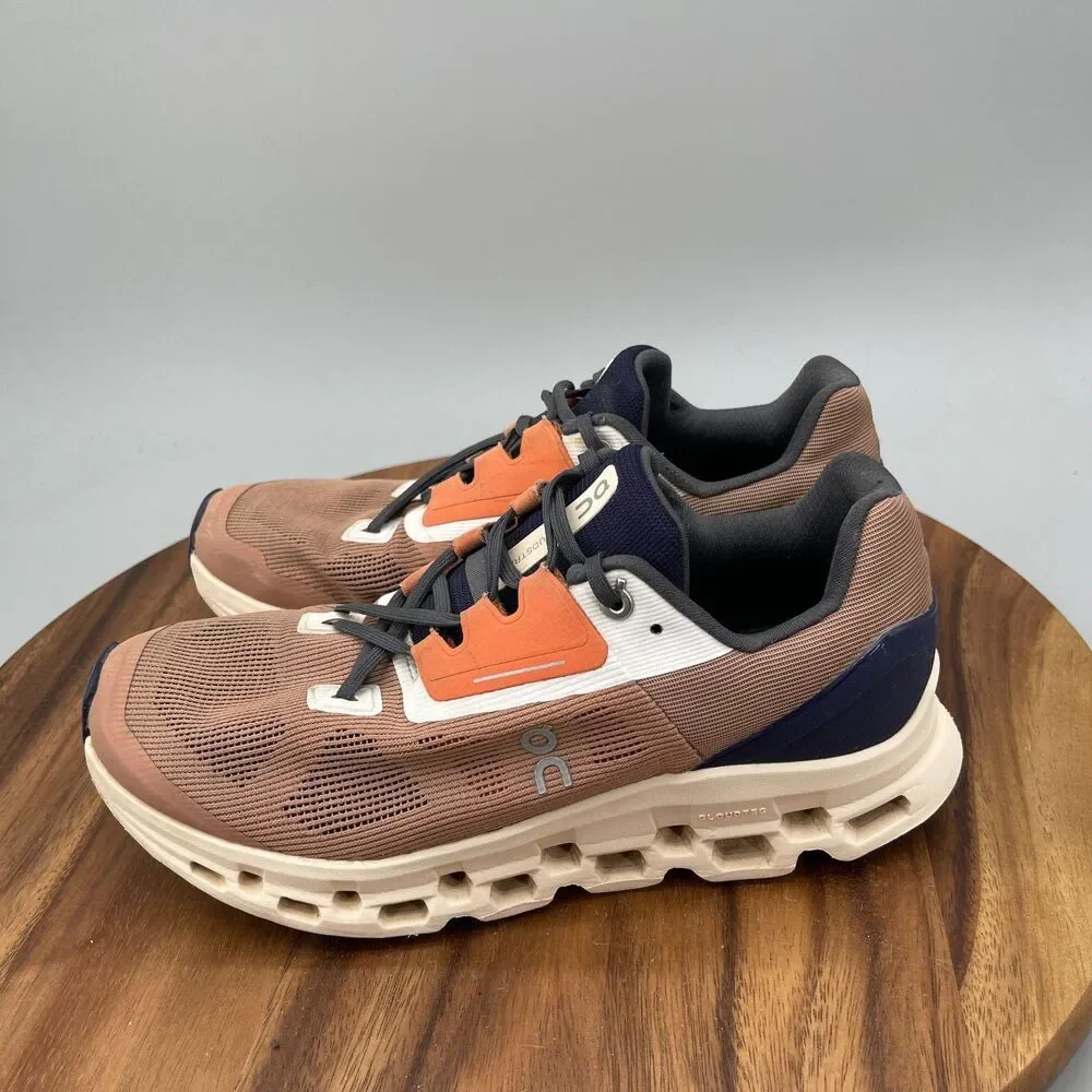 On Cloudstratus Shoes Womens Size 10 Cork/Fawn Running Comfort Walking Sneakers